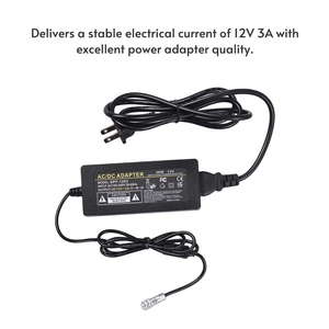 Adaptateur secteur 12V 2.5A Chargeur à découpage DC Compatible pour entrée AC <span class=keywords><strong>BMPCC4K</strong></span>/sortie DC - Product Image 4