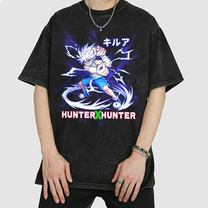 <span class=keywords><strong>Hunter</strong></span> X <span class=keywords><strong>Hunter</strong></span> Killua Zoldyck T-shirt homme Harajuku Kurapika Tshirt mignon Anime Hisoka coton T-shirt graphique Top Tees homme - Product Image 6