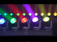 Luz Móvil de Cabeza LED de Alta Calidad para Interiores, 450W, Control DMX y Sonido, Efecto Tornado, para Espectáculos, Fiestas, Eventos, DJ, Discotecas, Bares, Bodas