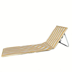 Adjustable Beach and <b>Pool</b> Portable Camping Folding Oxford Fabric Outdoor Tanning Chair With Iron Metal <b>for</b> <b>Garden</b> - Product Image 2