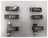 Memorias USB-C Dobles Personalizadas, Unidades Flash OTG 2.0 de 8GB, 16GB, 32GB, 64GB, Memoria Flash USB y Tipo C, Unidad Flash Tipo C