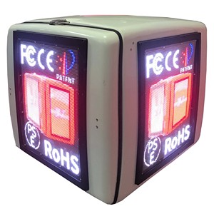 Pantalla LED para Publicidad <span class=keywords><strong>en</strong></span> Motocicleta, Baúl Superior con Cerradura y Llave para Entrega <span class=keywords><strong>de</strong></span> Comida o Paquetes, Modelo NO. JYC-09 - Product Image 1