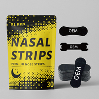 Matériel médical personnalisable bande nasale anti-ronflement plâtre nasal jetable naturel aide au sommeil bandes respiratoires patchs buccaux