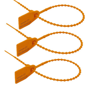 Có thể điều chỉnh chiều dài giả mạo bằng nhựa an ninh con dấu kéo chặt chẽ với kim loại chèn FKM vật liệu Silicone ứng dụng cơ khí - Product Image 1