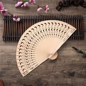 Ventilador <span class=keywords><strong>de</strong></span> bolsillo <span class=keywords><strong>de</strong></span> bambú para decoración del hogar, máquina <span class=keywords><strong>de</strong></span> ventilación plegable japonesa china, con flores <span class=keywords><strong>de</strong></span> mano, Original - Product Image 3