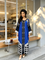 Abaya Lisami extra large et longue en tissu métallisé, nouvelle mode musulmane, robe décontractée en polyester avec estampage à chaud, taille unique, vêtements africains