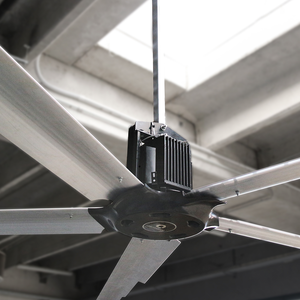 Ventilador Aerauliqa WHS600 6M HVLS elegante y fabricado en el norte de Italia, ventiladores de ventilación de alto volumen con 5 aspas - Product Image 3