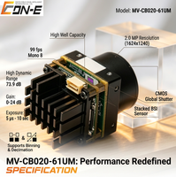 Cámara Industrial Compacta USB 3.0 de 99 FPS, Cámara de Visión Artificial con Sensor CMOS BSI Apilado y Conector FPC MV-CB020-61UM