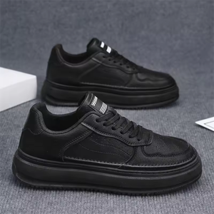 2025 New Trendy Versatile Leather <b>Shoes</b> Thick-<b>soled</b> Breathable Sports Casual <b>Shoes</b> Business British Style <b>Soft</b>-<b>soled</b> Board <b>Shoes</b> - Product Image 1