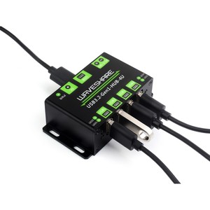 4-ch USB 3.2 Gen1 Hub, trường hợp kim loại với Wall-Mount hỗ trợ, trình điều khiển miễn phí, plug-and-play, nhiều hệ thống hỗ trợ - Product Image 5