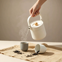 XHLSUB Pot à thé avec infuseur 30oz en acier inoxydable 316, isotherme, grande capacité 800ML, pour le bureau, cadeau haut de gamme