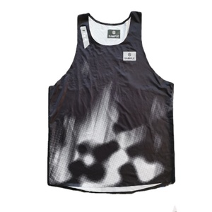 B440 Tùy Chỉnh Chạy Singlet Trọng Lượng Nhẹ Marathon Tank Top Thoáng Khí Tập Luyện Không Tay Áo Sơ Mi Nam Dệt 1OO % Polyester - Product Image 1