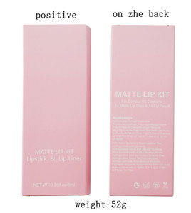 Nhà Cung Cấp Trực Tiếp Bán Buôn Logo Thương Hiệu Riêng Bút Chì Mờ Bộ Son Bóng Và Son Lót Có Thể Tùy Chỉnh Logo - Product Image 5