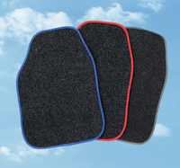 Juego Completo de Alfombrillas para Auto de 4 Piezas, Precio de Fábrica, Poliéster de Lujo, Impermeables, Antideslizantes, Universales, Ecológicas