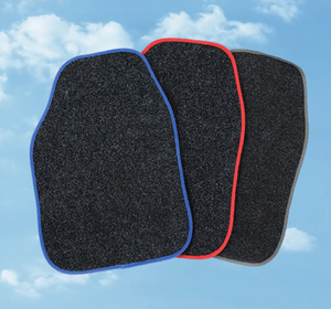 <span class=keywords><strong>Prix</strong></span> d'usine Ensemble complet de 4 tapis de voiture en polyester de luxe imperméables antidérapants universels respectueux de l'environnement - Product Image 1