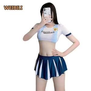قمصان رياضية مثيرة للسيدات عالية الجودة + فستان قصير لكرة القدم ملابس تنكرية للأطفال <span class=keywords><strong>2</strong></span> مثيرة - Product Image 2