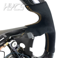Accessoires intérieurs de voiture, volant sport personnalisé en fibre de carbone pour Ford Mustang F-150 Lightning Explorer 1994-2005