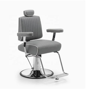 Sillón de Barbería de Alta Calidad y Durabilidad, Giratorio 360 Grados, Reclinable, Bomba Hidráulica Resistente, Asiento de Cuero, para Salón de Belleza - Product Image 1