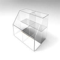 Boîte à bonbons en acrylique transparent Yageli Supermarket Rack, épaisseur 3 mm, plastique écologique, couleur personnalisée, logo personnalisable, design personnalisable