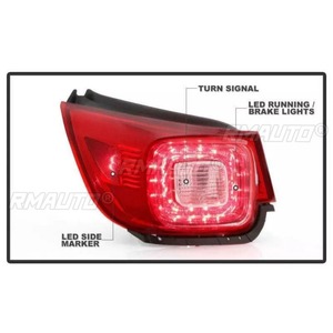 Left Right Rear <b>LED</b> Taillight Taillamp Assembly Wide <b>Light</b> <b>Corner</b> Lamp For Chevrolet Malibu 2013-2015 23294316 23294317 - Product Image 6