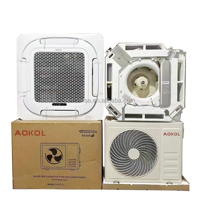 AOKOL 24000Btu Inverter Cooling and Heating Ceiling Ac TCL Split Air Conditioner Air Condition Split  Machine Conditioner 3 in 1