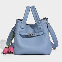 Sac seau de luxe en PU pour femme, nouveau style 2026, résistant à l'eau, sac à bandoulière et sac à main