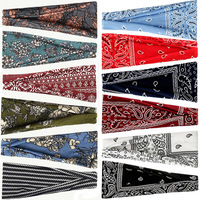 Bandeau de sport unisexe HUIXIN Europe et États-Unis, imprimé yoga, élastique, style bohème, large, pour maintenir les cheveux