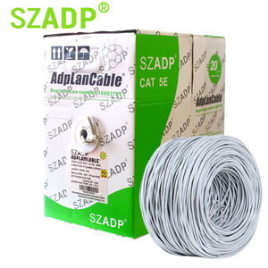 Câble <span class=keywords><strong>Ethernet</strong></span> Cat5e Cat5e 305m Utp 1000m Utp Cat5e Lan Réseau Cat5e Utp 4pr Cat5 24awg 0.5cca 305m Cat5 Câble Prix Au Mètre - Product Image 6