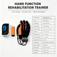 Guante Robótico Eléctrico de Rehabilitación con Carga USB para Terapia de Manos en Hemiplejia por Accidente Cerebrovascular - Dispositivo Médico Portátil de Uso Doméstico Clase II