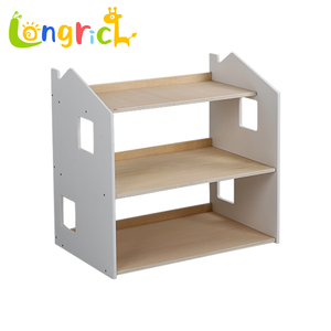Estantería de Madera <span class=keywords><strong>Blanca</strong></span> para Niños, Estantería de Almacenamiento de Juguetes <span class=keywords><strong>Montessori</strong></span> para Cuarto de Niños o Sala de Juegos - Product Image 1