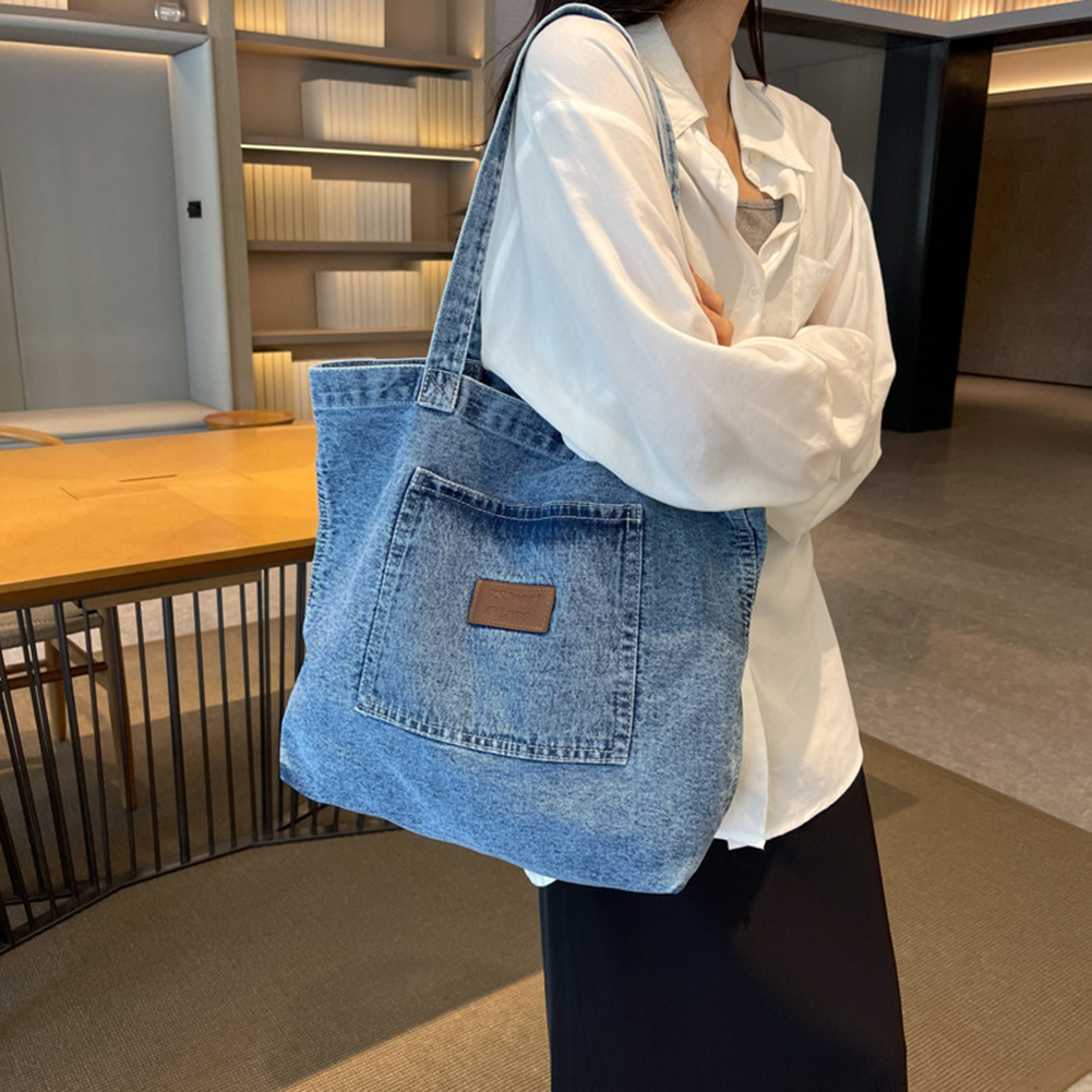 ★関税込★SURGERY★denim jeans clover logo clutch bag 'blue' SURGERY】denim jeans clover logo clutch bag 'black denim