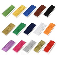 20 Yards Tressé Macrame Cordon Serpent Ventre 3mm Chinois Soutach Multicolore Nylon Corde Fil Fabrication de Bijoux Vêtement Chaussures DIY
