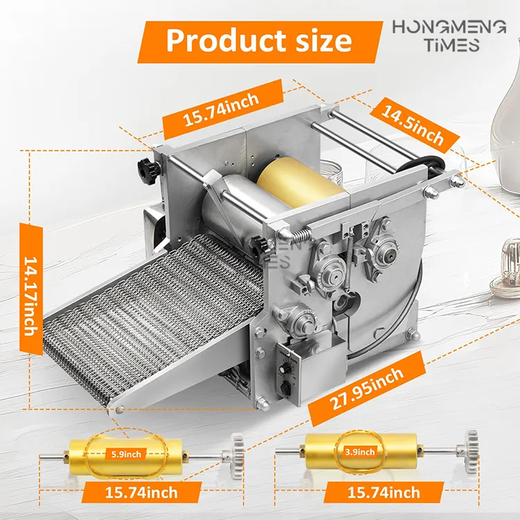 Otomatik mısır Tortilla krep Blini meksika ürünleri küçük işletmeler için yapma makinesi Roti Chapati Flatbread Galette Maker