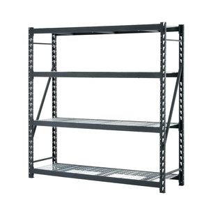 Estanterías Metálicas Ajustables <span class=keywords><strong>de</strong></span> 4 Niveles con Capacidad para 220 Libras por Nivel, Unidades <span class=keywords><strong>de</strong></span> Almacenamiento para Almacenes en <span class=keywords><strong>Venta</strong></span> - Product Image 1