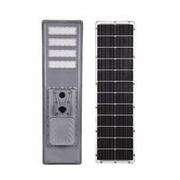 Lampadaires solaires LED intégrés super lumineux 150W 200W 250W 300W, étanches en aluminium pour extérieur IP66, pour projets routiers