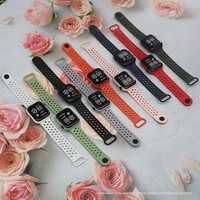 Reloj Decorativo para Niños, Hombres y Mujeres, con Correa de Plástico Cuadrada de 1 Pulgada, Pantalla Numérica, Resistente al Agua 30M