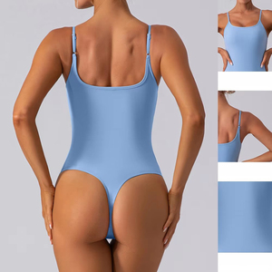 Oferta Especial: Body Moldeador de Jersey Sin Costuras y Transpirable para Mujer Tallas Grandes, con Entrepierna Abierta, Efecto Levanta Glúteos y Control de Abdomen Medio, Cierre de Corchetes - Product Image 1