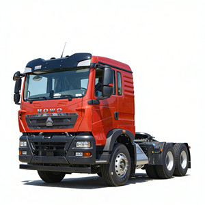 รถบรรทุกหัวลากดีเซล SINOTRUCK HOWO 6X4 เกียร์ธรรมดา 450 แรงม้า แรงบิด 2500 นิวตันเมตร สำหรับขนส่งโลจิสติกส์ ผลิตในจีน - Product Image 1