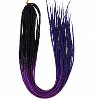 Tresses torsadées sénégalaises au crochet à la main, 3 brins, extensions de cheveux pour femmes noires, aspect naturel, toutes occasions