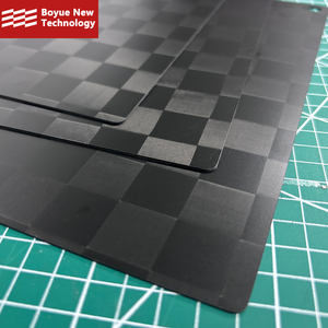 Placa de Fibra de Carbono Forjada de Espesor Personalizado de Boyue Tech, Lámina de Fibra de Carbono Tejida Brillante - Product Image 2