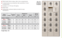 Casier métallique multi-portes sur mesure en acier pour écoles, gymnases, bureaux, usines et vestiaires d'employés
