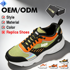 Chaussures de sport unisexes personnalisées de luxe, de marque célèbre, originales, style tennis, décontractées, en cuir, vintage, style basket-ball - Product Image 1