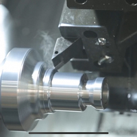 Centre d'usinage et de tournage CNC Fanuc vertical 3 axes, broche simple, robuste, 12 postes à outils, positionnement 0,002 mm, 529 mm