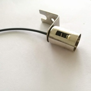 Douille BA15S à baïonnette avec capuchons de lampe sur pied pour <span class=keywords><strong>ampoule</strong></span> automatique en fer élégant AWG #20*15cm Base de lampe - Product Image 4
