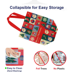 Bolsa Ecológica Reutilizable para <span class=keywords><strong>Eventos</strong></span>, con Impresión Personalizada Navideña, Hecha de Material Reciclado - Product Image 3