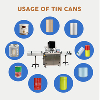 Machine automatique de scellage de canettes pour l'emballage de snacks et de biscuits, ligne de remplissage de canettes de bière Siomoda FG130E