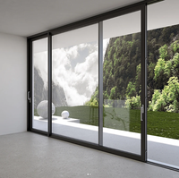 Porte coulissante en PVC sans plomb, à haute efficacité énergétique, anti-vieillissement, coupe-vent, en plastique, pour balcon de villa et construction résidentielle