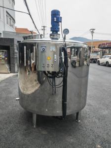 Réservoirs de mélange de chauffage électrique industriel d'acier inoxydable pour le stockage de l'eau de pâte de miel de jus d'huile de vin de nourriture pour le liquide - Product Image 3