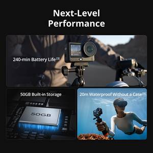 กล้องแอคชั่น <span class=keywords><strong>Osmo</strong></span> Action 6 รุ่นมาตรฐาน ชุดคอมโบ 4K กล้องกันน้ำสำหรับกีฬากลางแจ้ง - Product Image 6