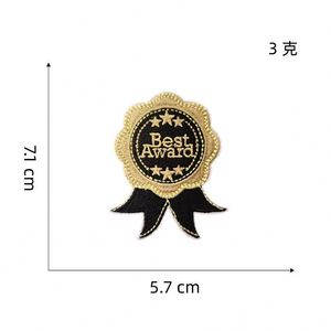 Iron on Embroidery Senior Year Doctoral Cap Gown Patch - Product Image 2
